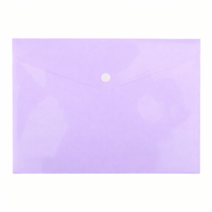 SOBRE PP A4 C/BOTON VIOLETA PASTEL AVIOS