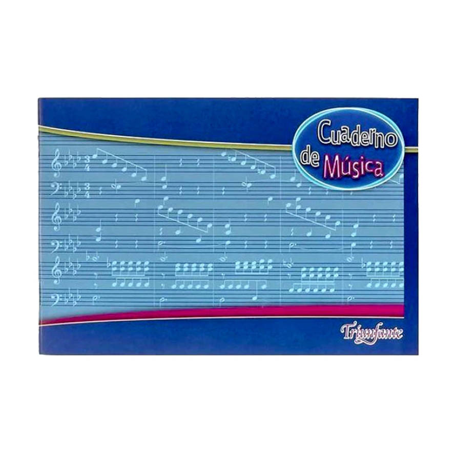 CUADERNO PENTAGRAMADO N1 16X21 20HJS TRIUNFANTE C/U