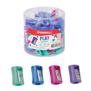 SACAPUNTAS PLAY PLASTICO SIMBALL C/U
