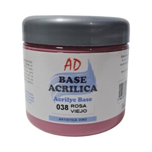 BASE ACRILICA AD 200CC ROSA VIEJO C/U