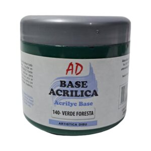 BASE ACRILICA AD 200CC VERDE FORESTA C/U
