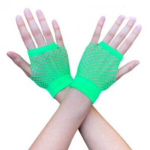 GUANTES DE RED CORTOS RETRO VERDE C/U