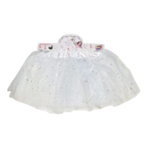 TUTU BLANCO GLITTER *PRIMA BALERINA*25 CM NINOS