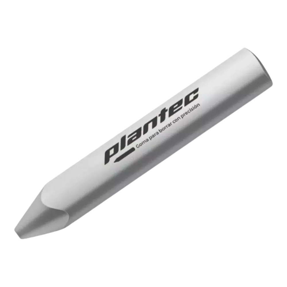GOMA DE BORRAR LAPIZ TRIANGULAR PLANTEC BLANCA 90X14MM C/U /19451