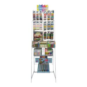 EXHIBIDOR MAGICOLOR DE PIE CON CARGA COMPLETA (leer descripcion)