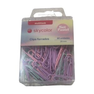 CLIPS FORRADO 28MM PASTEL SKYCOLOR X80U (CP2880P)