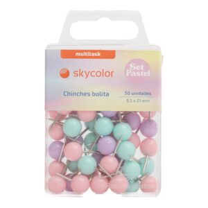 CHINCHE BOLITA 21MM PASTEL X50U (CB92150P)