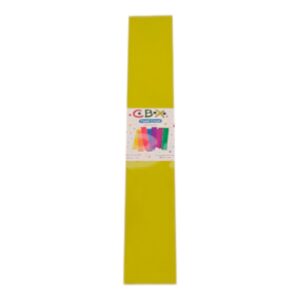 PAPEL CREPE CBX AMARILLO C/U
