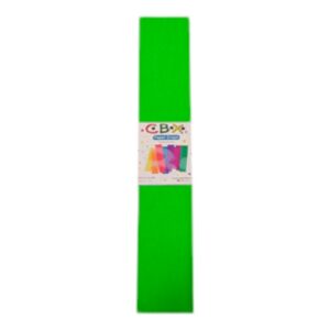 PAPEL CREPE CBX FLUO VERDE C/U