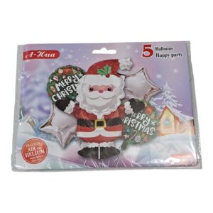 SET GLOBOS X 5 NAVIDAD MOD2 CADENACI C/U