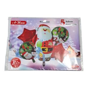 SET GLOBOS X 5 NAVIDAD MOD4 CADENACI C/U
