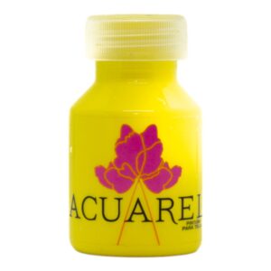 PINTURA P/TELA ACUAREL 50CC AMARILLO C/U