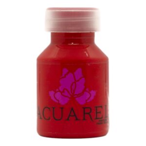 PINTURA P/TELA ACUAREL 50CC ROJO CADMIO C/U