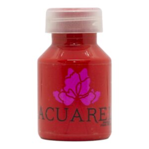 PINTURA P/TELA ACUAREL 50CC ROJO FUEGO C/U
