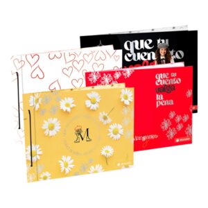 CARPETA 2 TAPAS N5 SKYCOLOR MARGARITA BLANCA/AMARILLA C/U