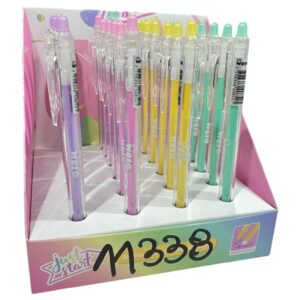 BOLIGRAFO ROLLER BORRABLE GLITTER JUST START C/U