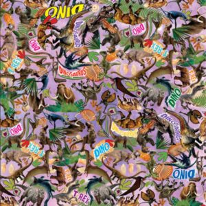 PAPEL P/FORRAR FANTASIA DINOSAURIOS X5U
