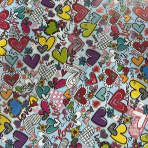 PAPEL P/FORRAR FANTASIA CORAZONES X5U