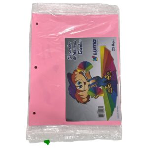 SEPARADOR N3 LUMA CARTULINA ROSA X25HJS C/U