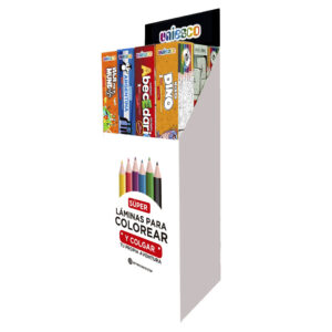 LAMINAS P/COLOREAR SURTIDAS EN EXHIBIDOR X12U