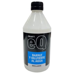BARNIZ Y DILUYENTE EQ BRILLANTE AL AGUA X500CC C/U