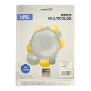 GLOBO ORBZ ESFERA 100CM PLATA CADENACI C/U