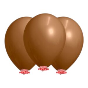 GLOBBY 12" LISO DECORADOR DULCE DE LECHE x 25 unidades