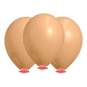 GLOBBY 12" LISO DECORADOR PIEL x 25 unidades