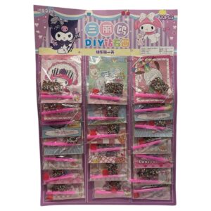JUEGO DE GEMAS CON DIAMANTES BLISTER X 20 UN SANRIO (diamond painting)