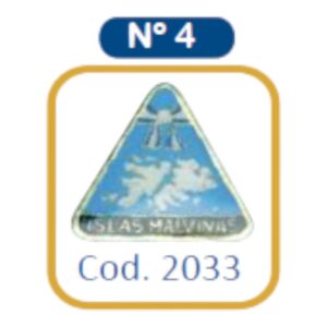 PIN METAL ARGENTINA N4 MALVINAS C/U