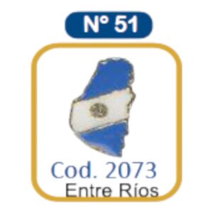 PIN METAL ARGENTINA N51 ENTRE RIOS C/U
