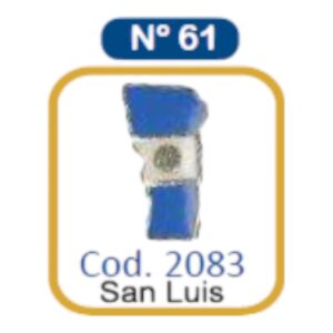 PIN METAL ARGENTINA N61 SAN LUIS C/U