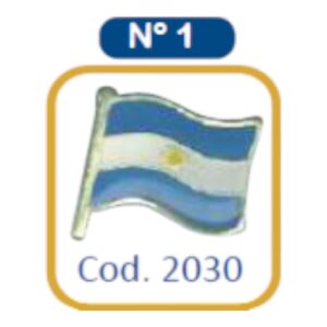 PIN METAL BANDERA ARGENTINA C/U /2030