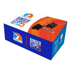 BINDER CLIP MANITO NEGRO 51MM EZCO X12U