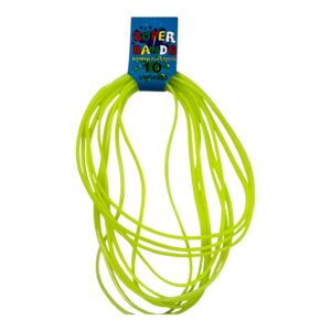 BANDA ELASTICA SUPER BANDS N127X5MM X10 UN AMARILLO FLUO