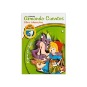 LIBRO 27X20 CMS ARMANDO CUENTOS CAPERUCITA ROJA C/40 STICKERS