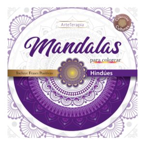 LIBRO ARTETERAPIA CULTURAS HINDUES 20X20CM 24PAG SPLASH C/U /1097
