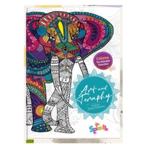 LIBRO ART AND THERAPY ANIMALES 20X28CM 48PAG LOMO BINDER SPLASH C/U /1214