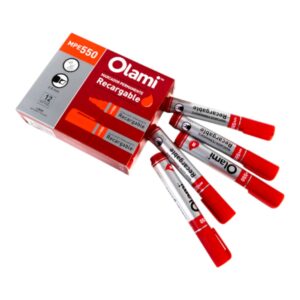 MARCADOR PERMANENTE BISEL ROJO OLAMI MP550 X12U