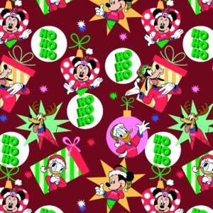 PAPEL AFICHE FANTASIA MURESCO MICKEY & FRIENDS HO HO X10U