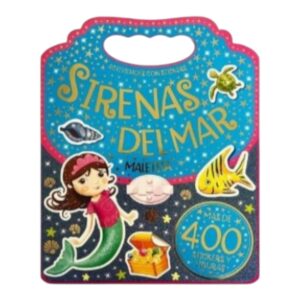 LIBRO VALIJA SIRENAS DEL MAR 21X26CM 16PAG C/STICKERS RUY C/U
