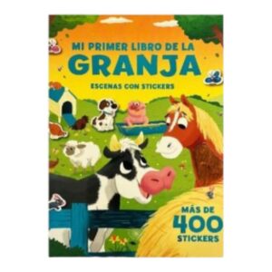 LIBRO MI PRIMER LIBRO DE LA GRANJA 21X26CM 16PAG TEXTURA PELUCHE C/STICKERS RUY C/U