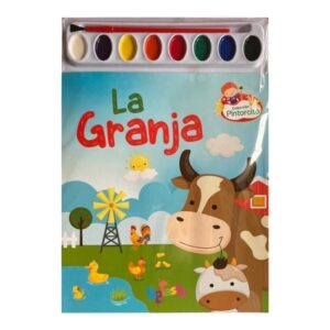 LIBRO C/ACUARELAS PINTORCITO LA GRANJA 29X21CM 24 PAG SPLASH C/U /9059