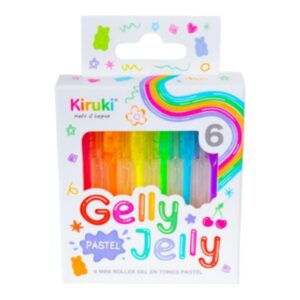 MINI BOLIGRAFO GEL ROLLER KIRUKI PASTEL X6U /144005