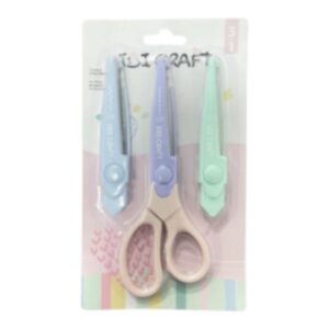 TIJERA ARTISTICA 16,5CM IBICRAFT SET X3 CUCHILLAS INTERCAMBIABLES C/U /900835