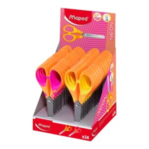 TIJERA ESSENTIALS SOFT NEON 13CM MAPED C/U /464401