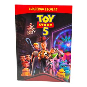 CUADERNO 15X21 TAPA FLEX 24HJS RAYAS TOY STORY C/U