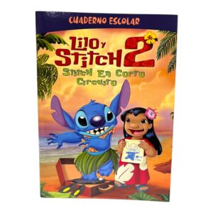 CUADERNO 15X21 TAPA FLEX 24HJS RAYAS STITCH C/U