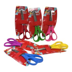 TIJERA ESCOLAR 13CM UTIL UNO BLISTER C/U