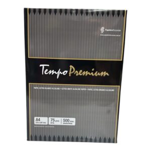 RESMA TEMPO A4 EXTRA BLANCA 75GR X500HJS C/U